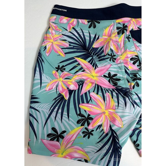 Men’s Hurley Phantom Classic 18" Boardshorts Stretch Aura Green Size 38 New - Picture 11 of 16